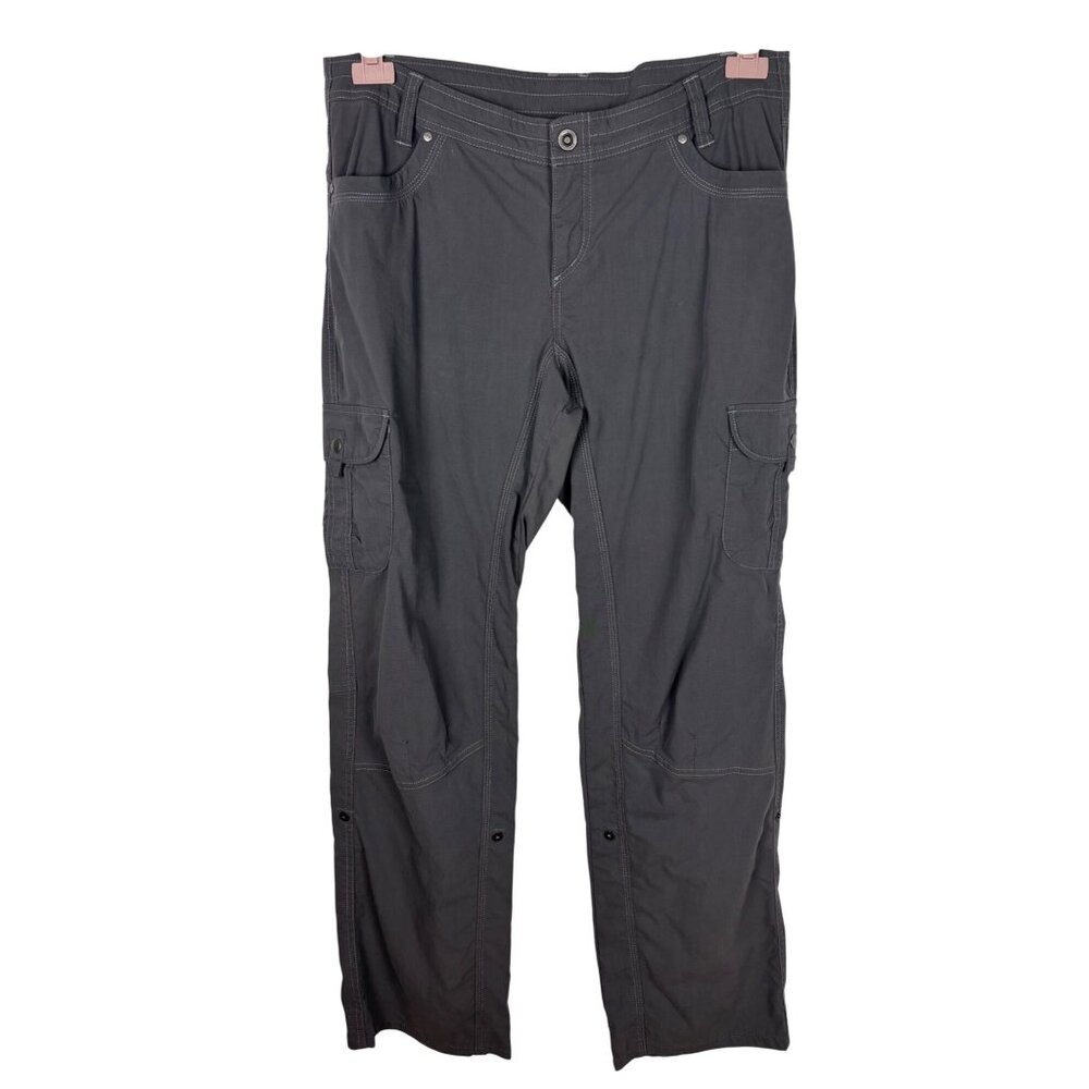 Kühl Womens 14 Regular Gray Cargo Pants Outdoors Camping Hiking